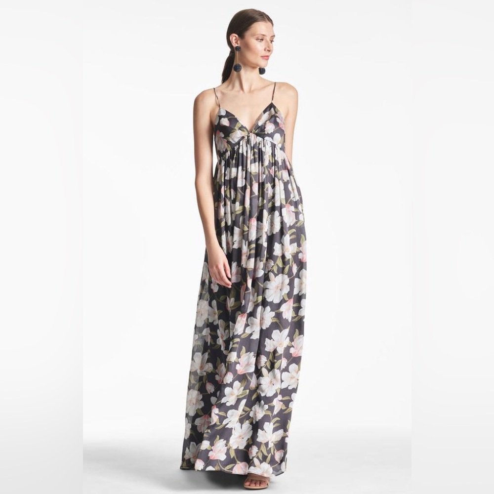 Sachin & Babi Jessica Gown Ebony Gardens Size 4